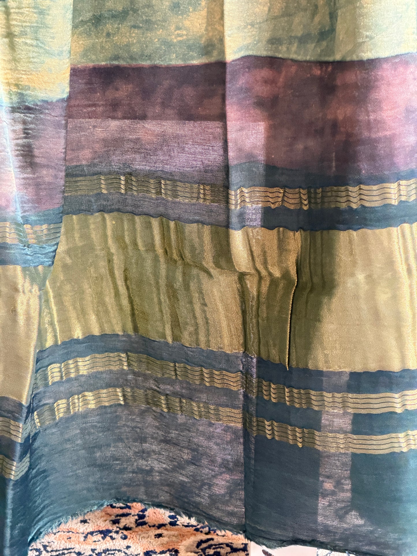 Tissue Modal Silk Suit Set with Nashpal Print