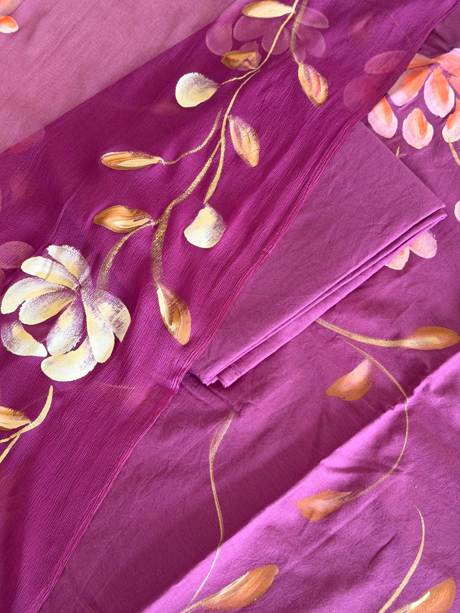 Hand-Painted Cotton Suit Sets