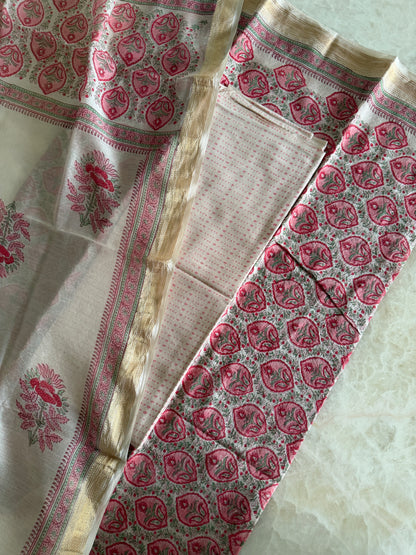 Premium Maheshwari Suit Set