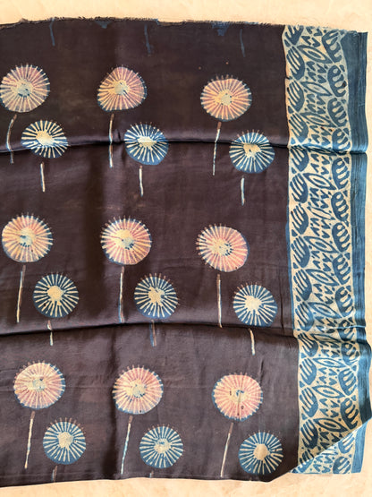 Tissue Modal Silk Suit Set with Nashpal Print