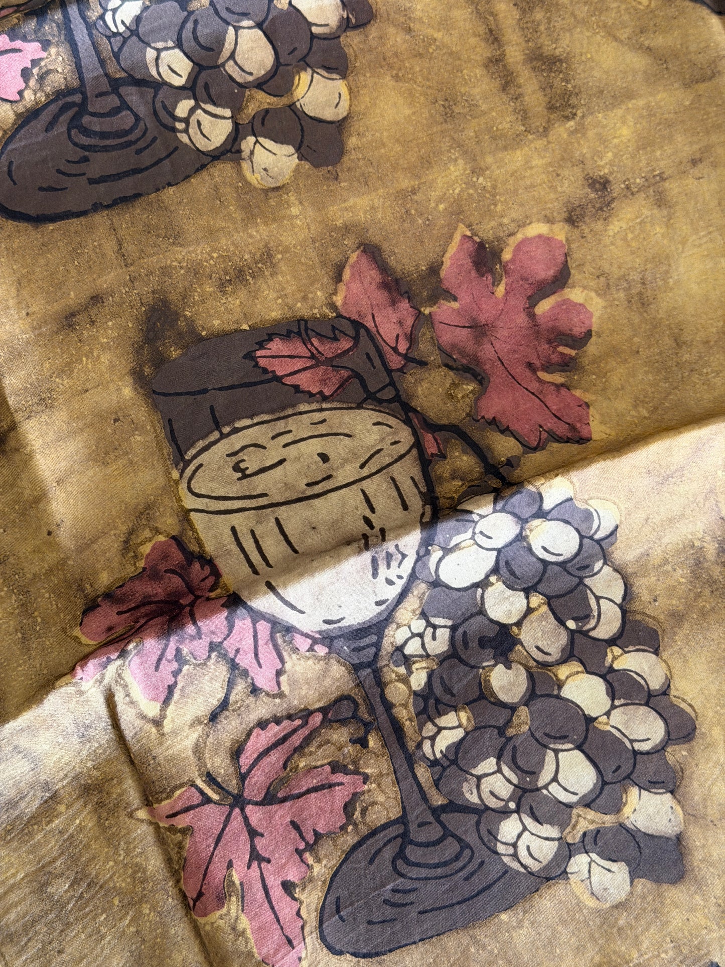 Tussar Modal Silk Suit Set with Nashpal Print