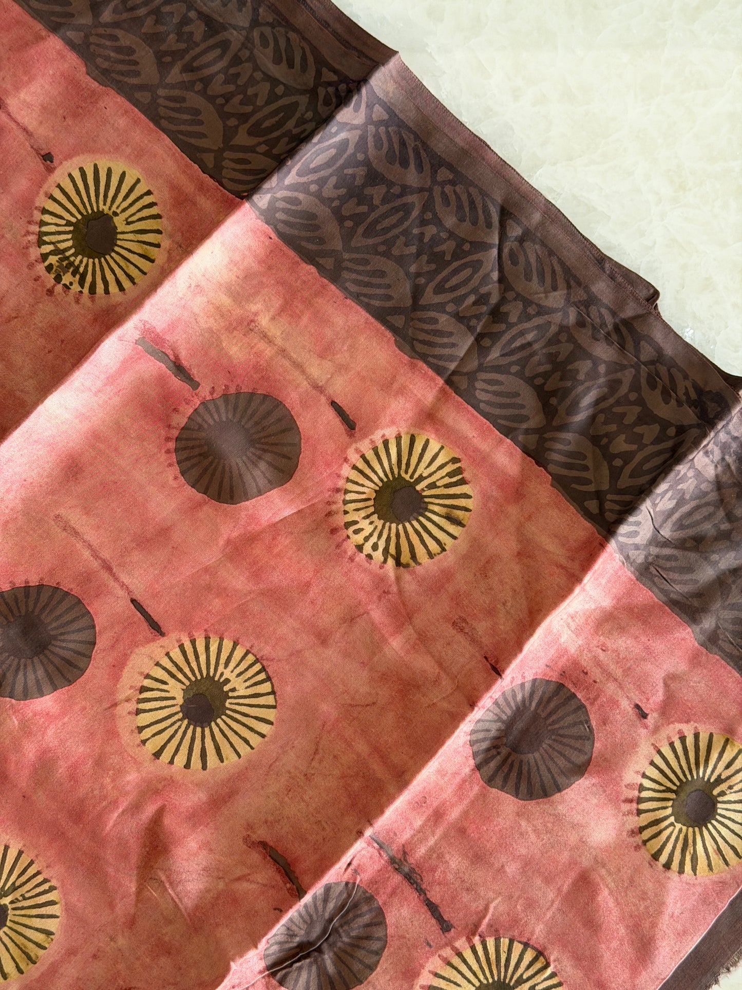Tissue Modal Silk Suit Set with Nashpal Print