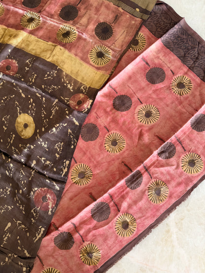 Tissue Modal Silk Suit Set with Nashpal Print