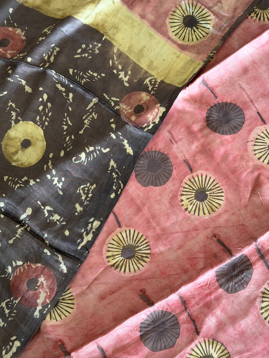 Tissue Modal Silk Suit Set with Nashpal Print