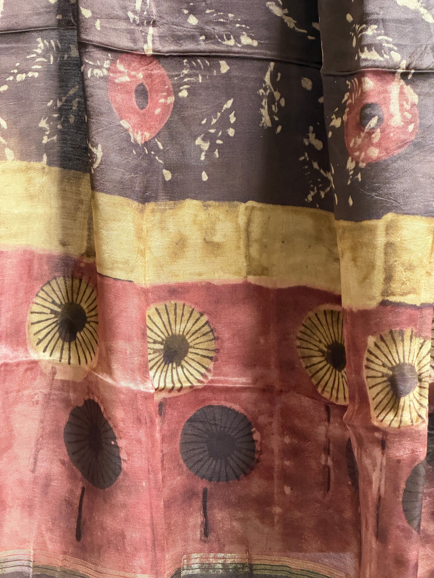Tissue Modal Silk Suit Set with Nashpal Print
