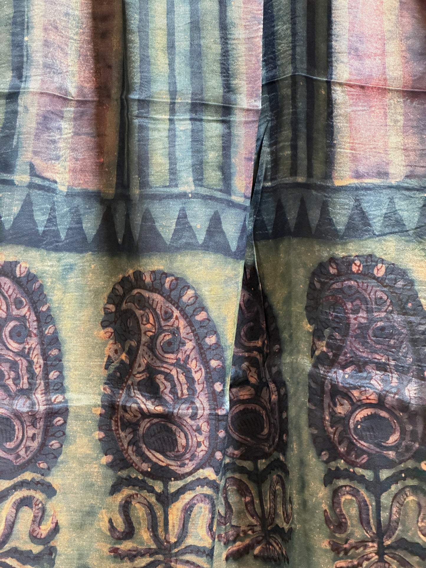 Tissue Modal Silk Suit Set with Nashpal Print