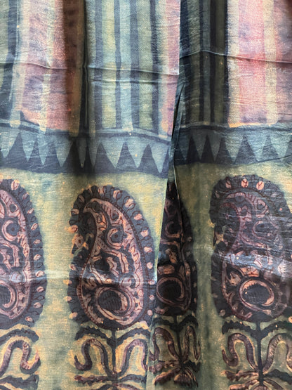 Tissue Modal Silk Suit Set with Nashpal Print