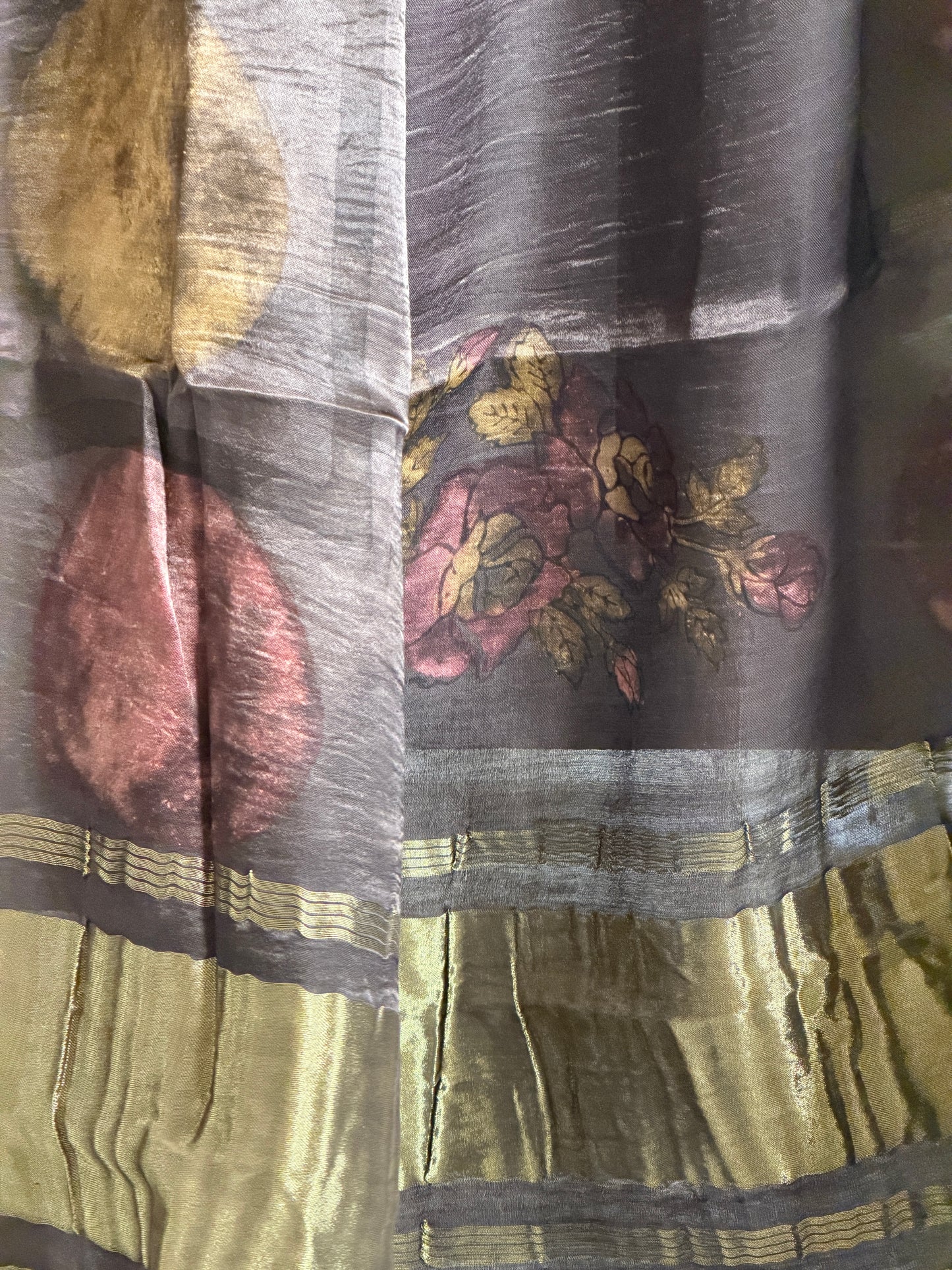 Tissue Modal Silk Suit Set with Nashpal Print