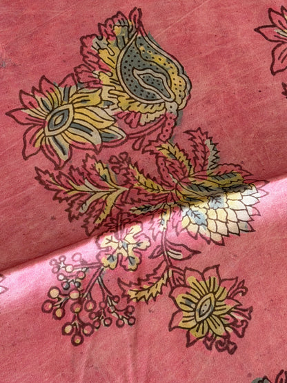 Tussar Modal Silk Suit Set with Nashpal Print