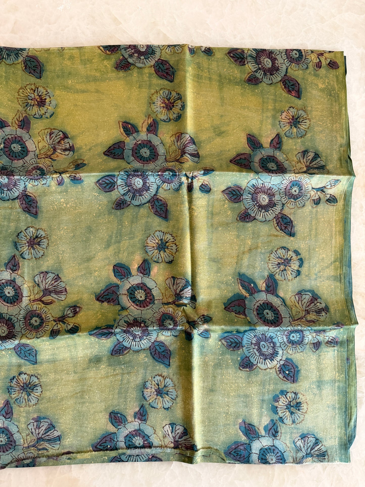 Tussar Modal Silk Suit Set with Nashpal Print