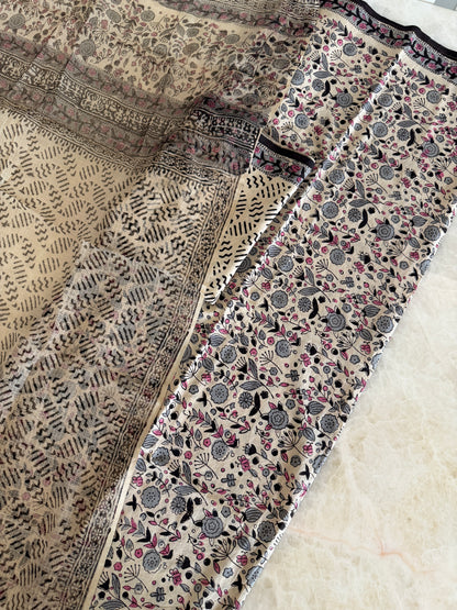 Pure Cotton Hand Block Printed Suit Set with Kota Dupatta