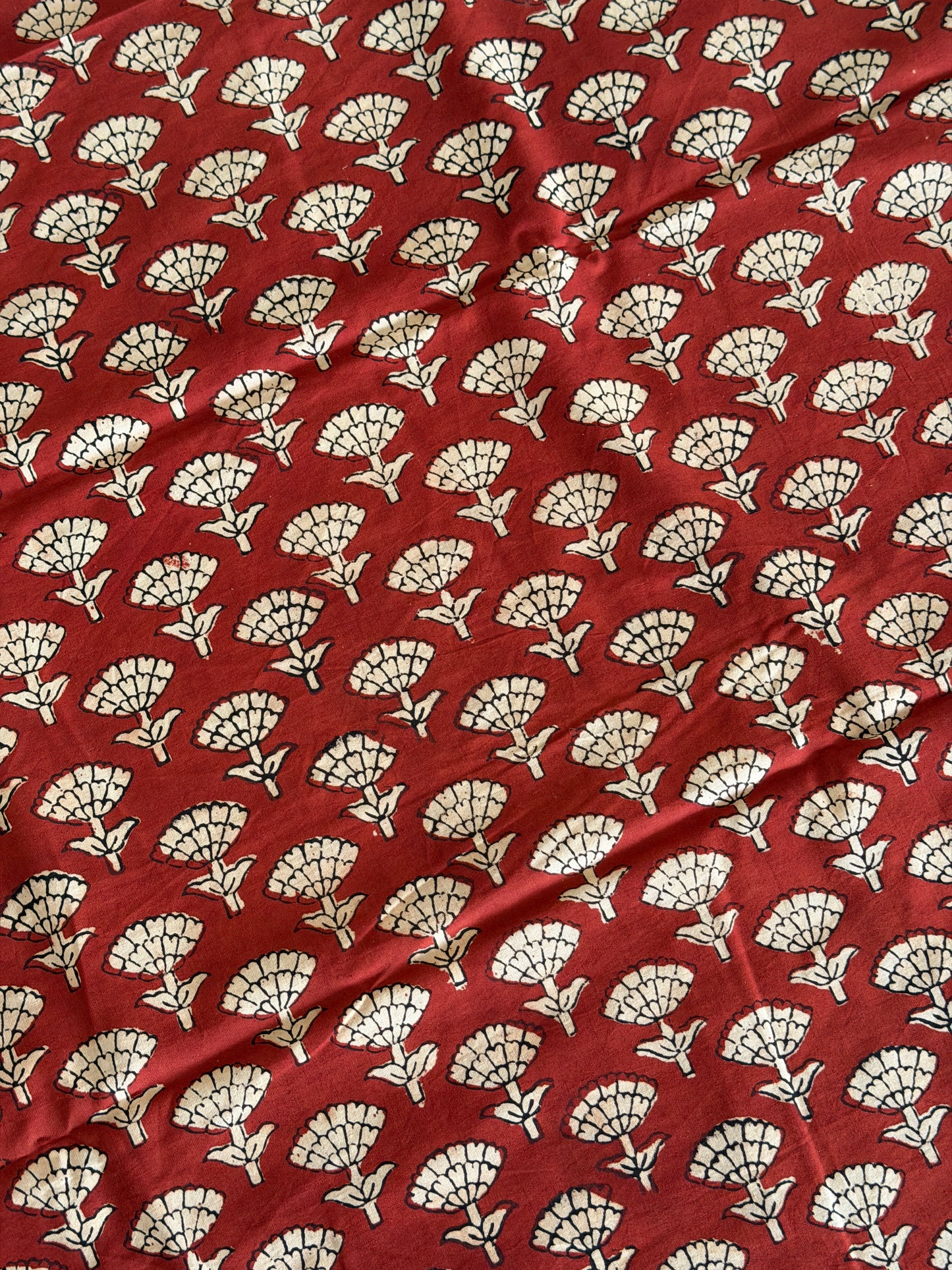 Pure Cotton Hand Block Printed Suit Set with Kota Dupatta