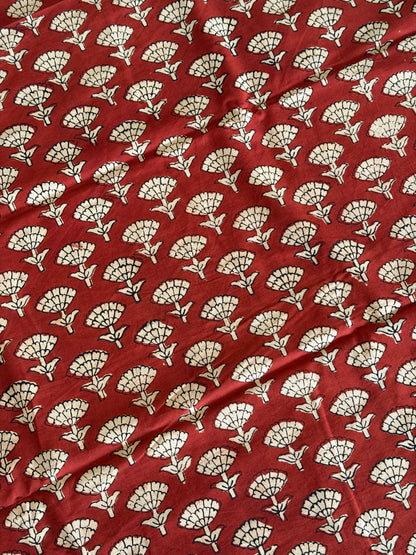 Pure Cotton Hand Block Printed Suit Set with Kota Dupatta