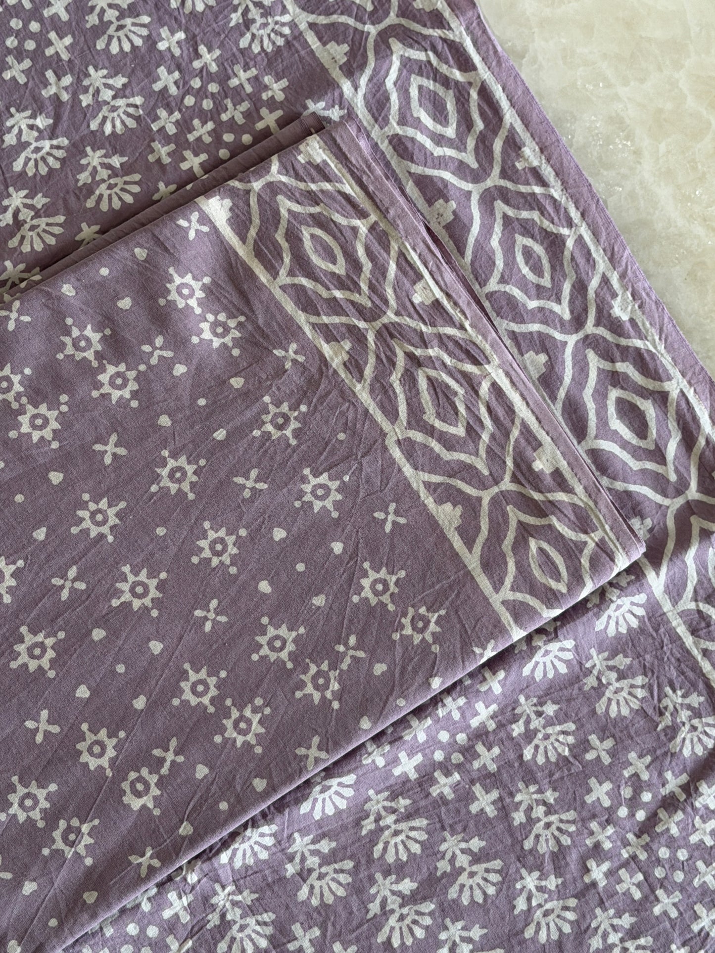 Pure Cotton Hand Block Printed Suit Set