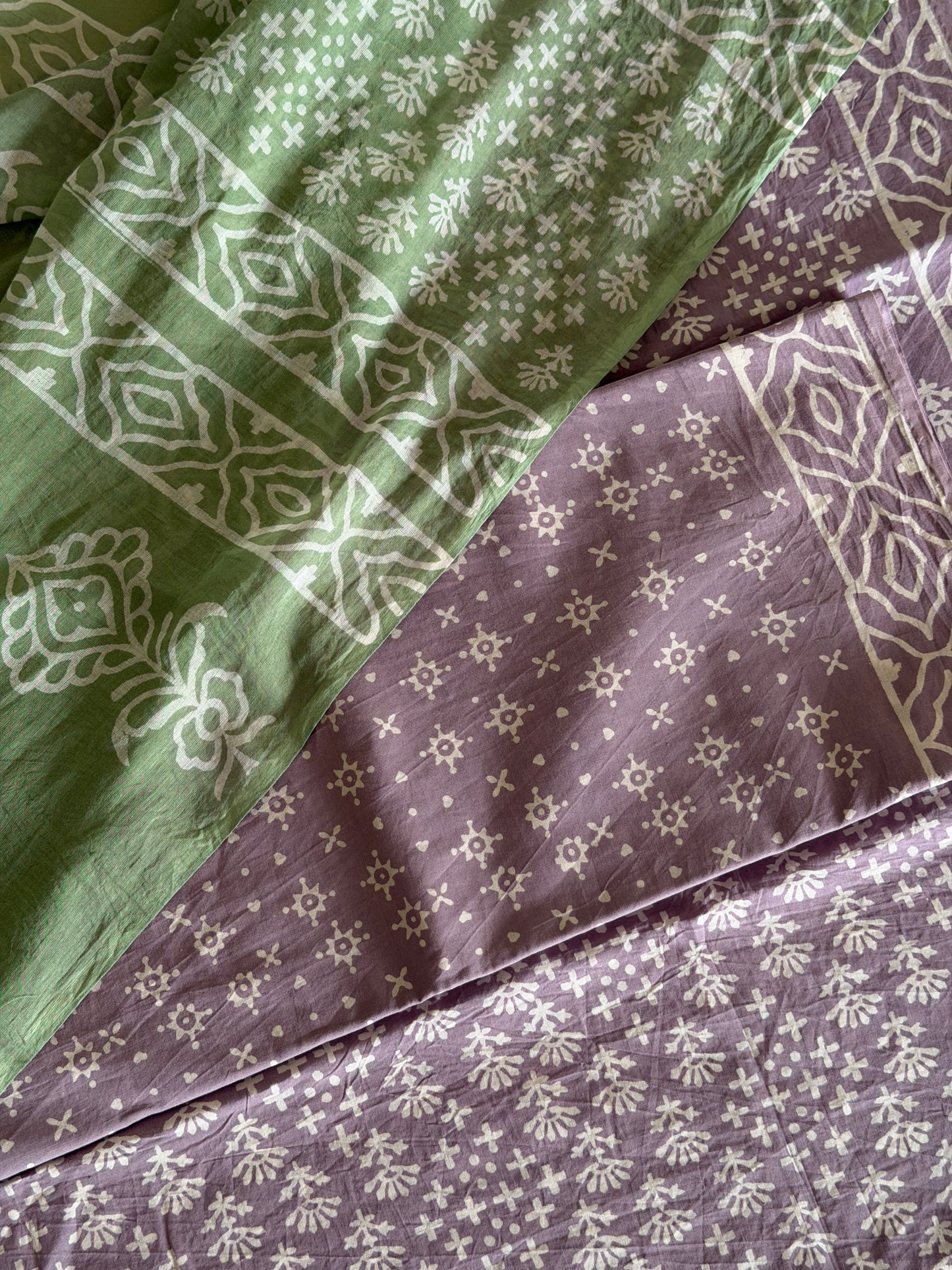 Pure Cotton Hand Block Printed Suit Set