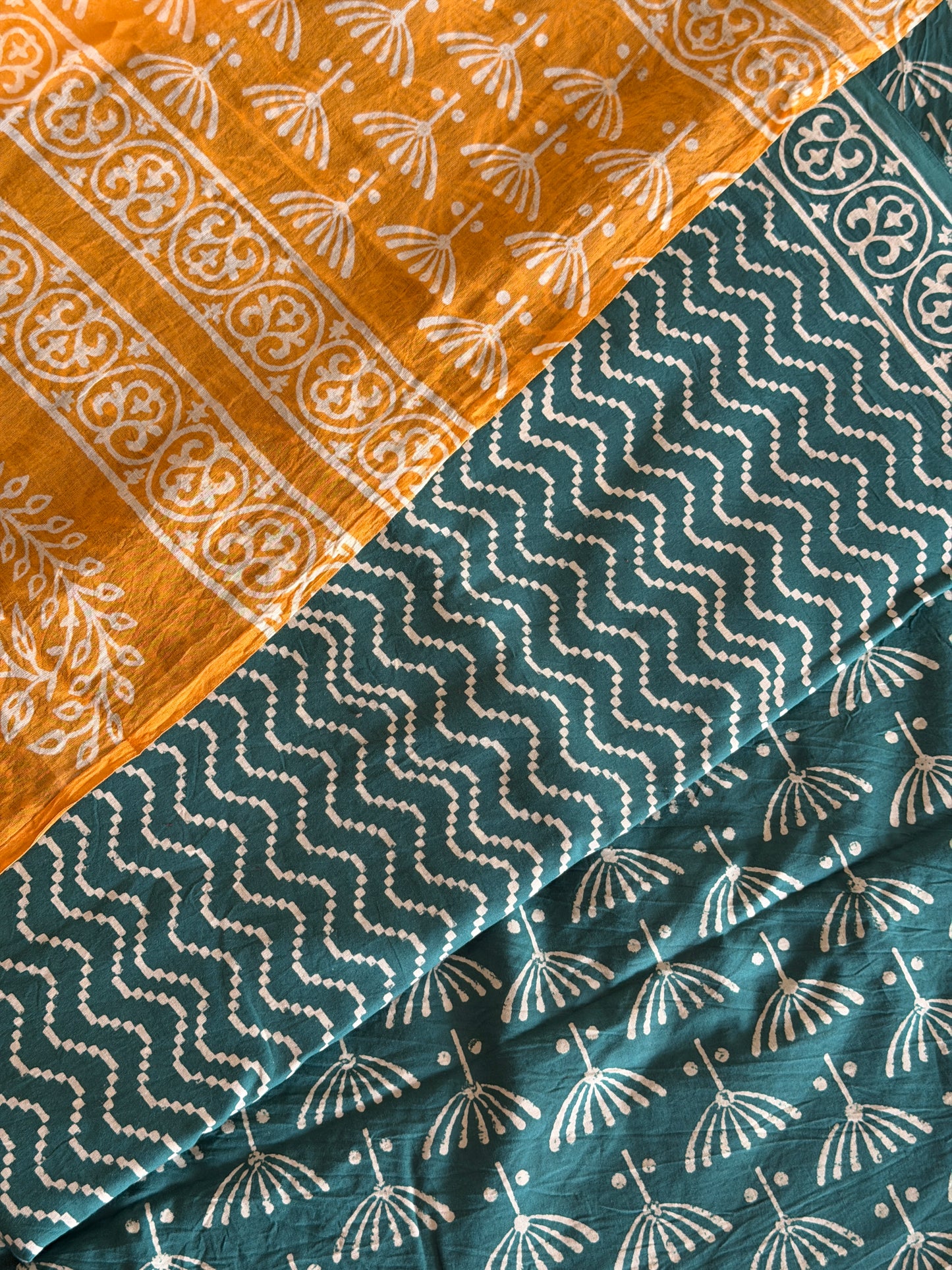 Pure Cotton Hand Block Printed Suit Set