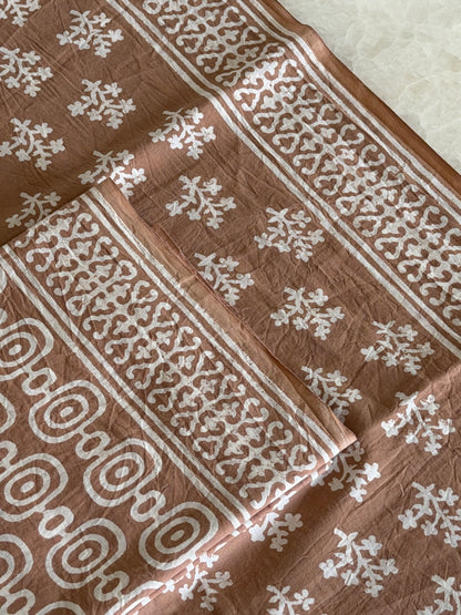 Pure Cotton Hand Block Printed Suit Set