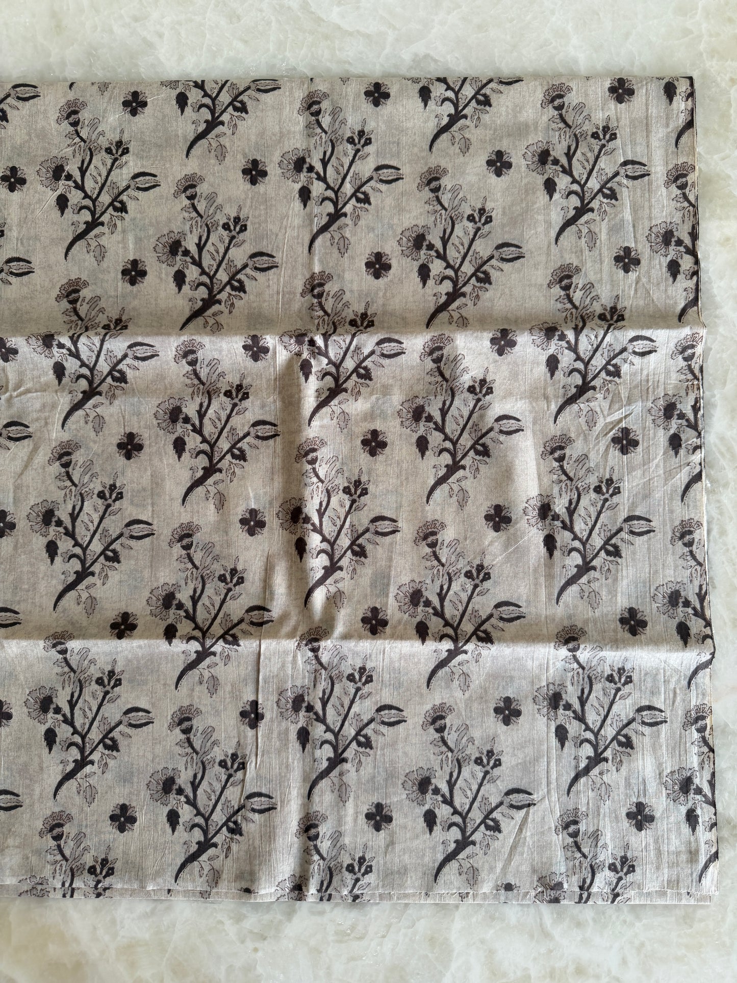 Pure Cotton Hand Block Printed Suit Set with Kota Dupatta