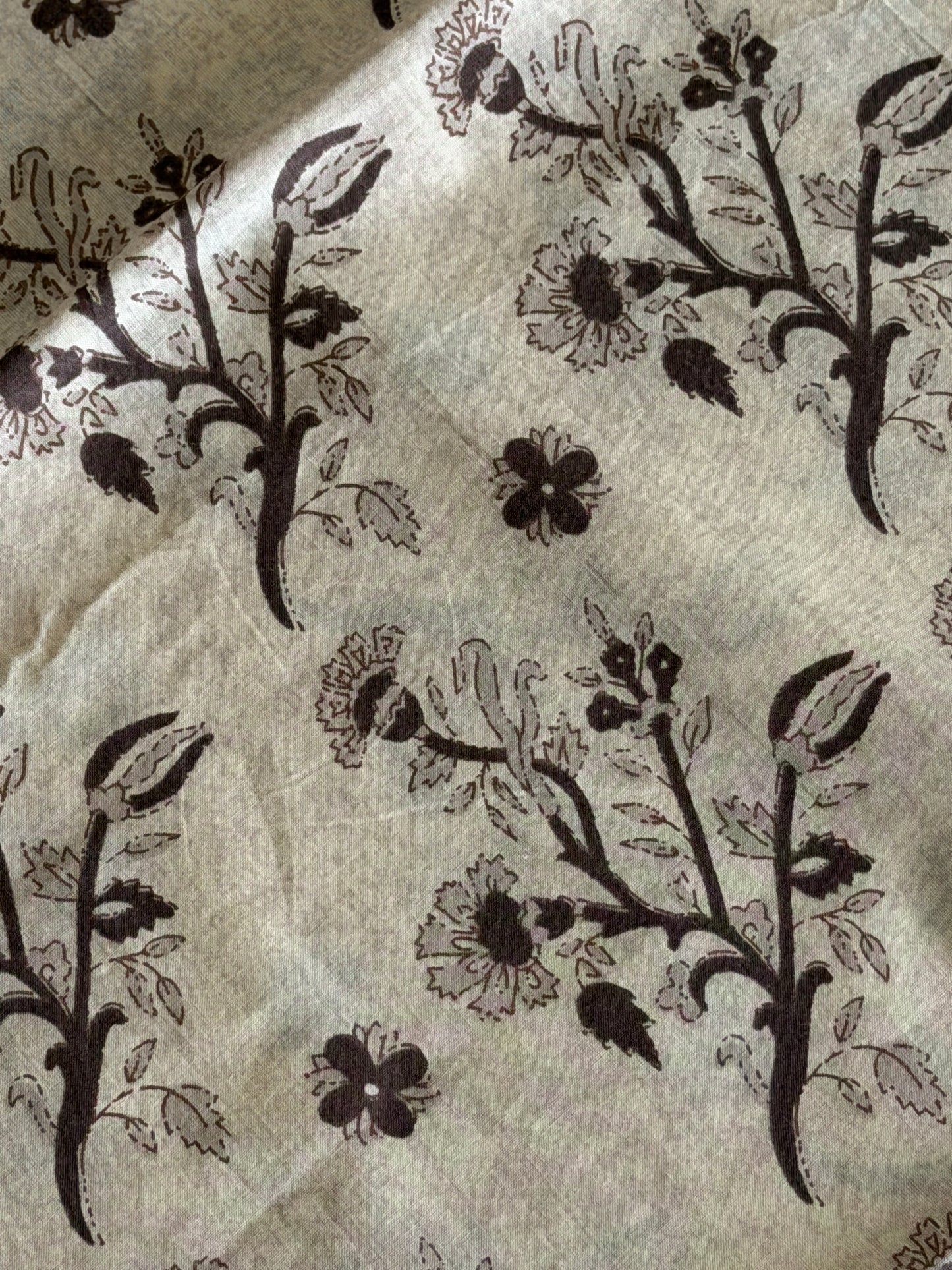 Pure Cotton Hand Block Printed Suit Set with Kota Dupatta