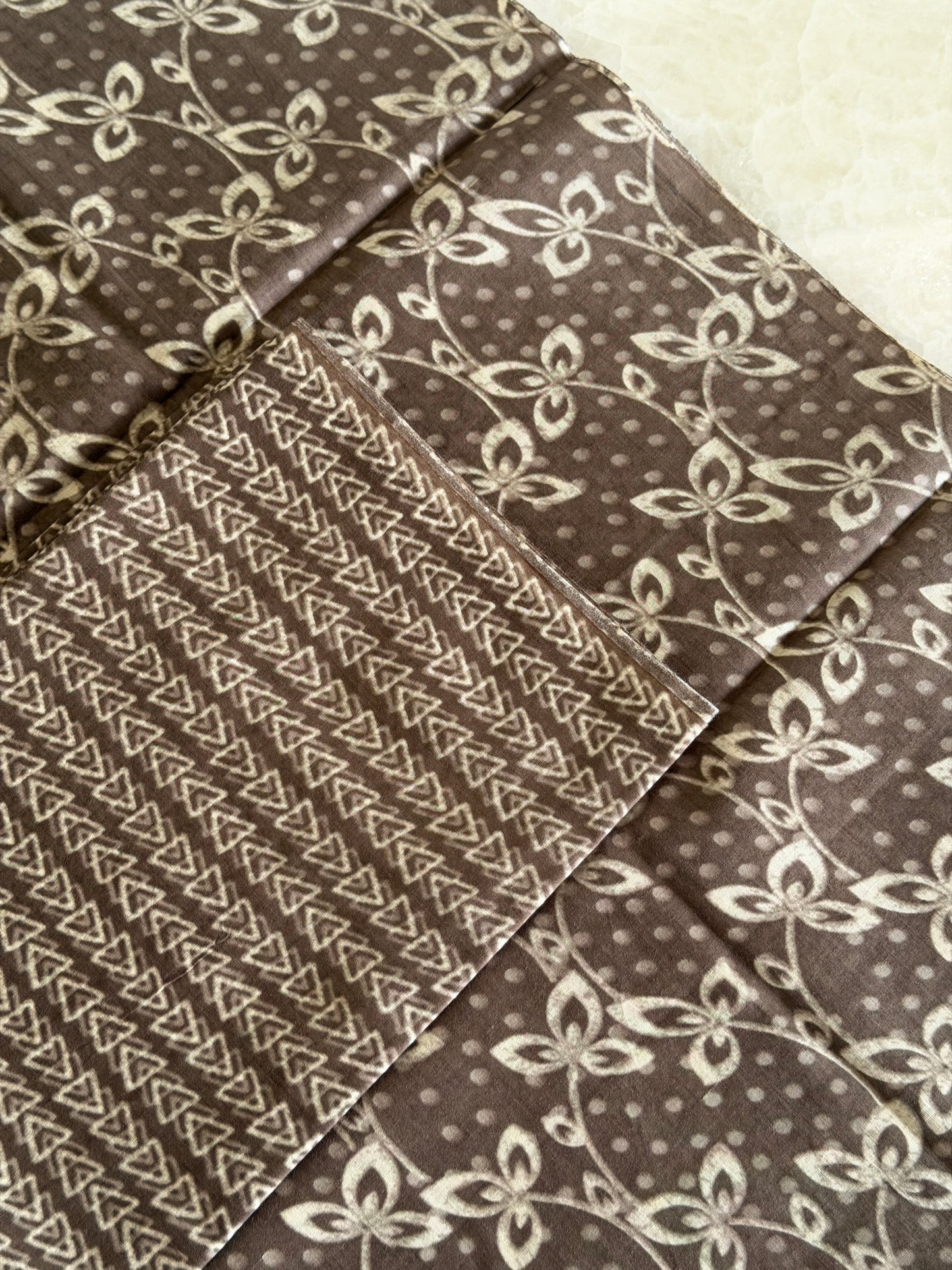 Pure Cotton Hand Block Printed Suit Set with Kota Dupatta