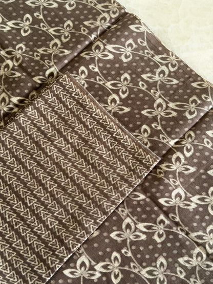 Pure Cotton Hand Block Printed Suit Set with Kota Dupatta
