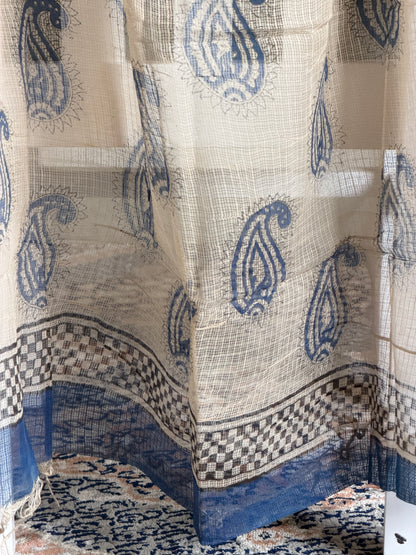 Pure Cotton Hand Block Printed Suit Set with Kota Dupatta