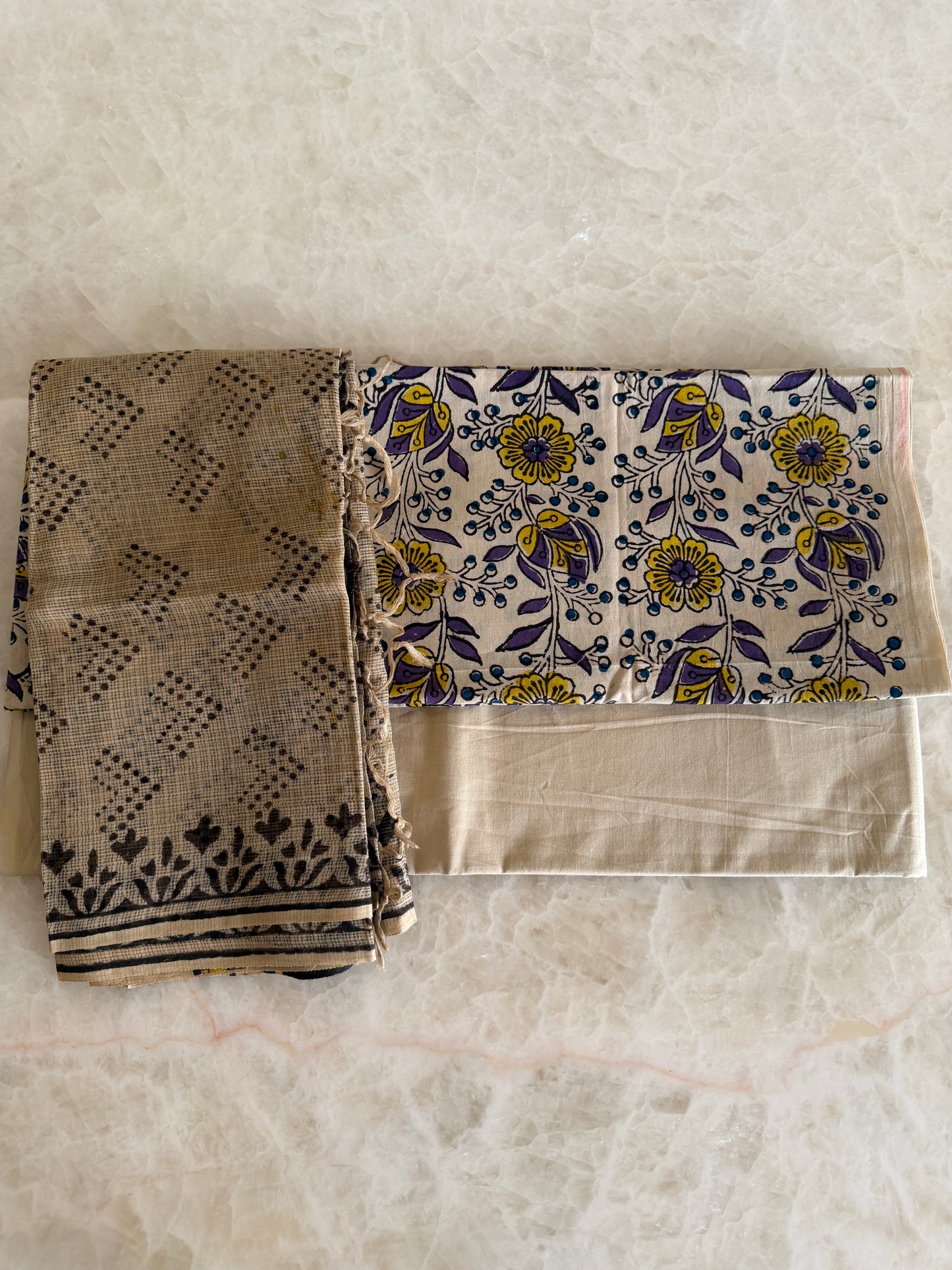 Pure Cotton Hand Block Printed Suit Set