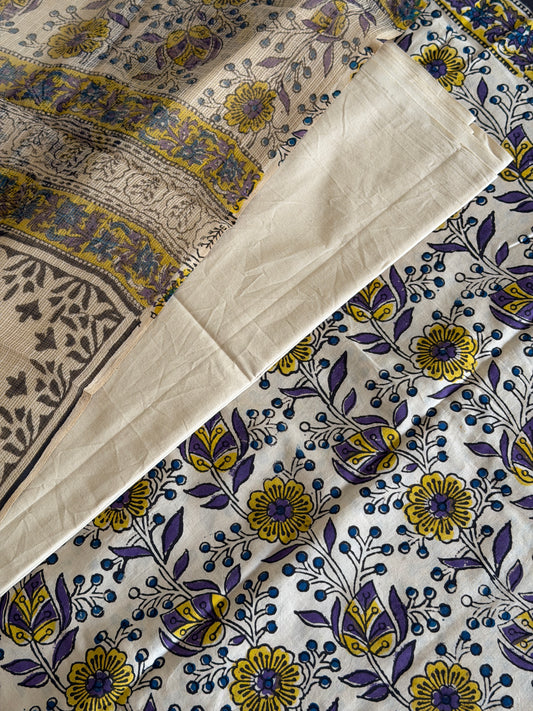 Pure Cotton Hand Block Printed Suit Set
