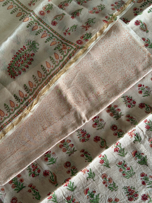 Premium Chanderi Silk Suit Set