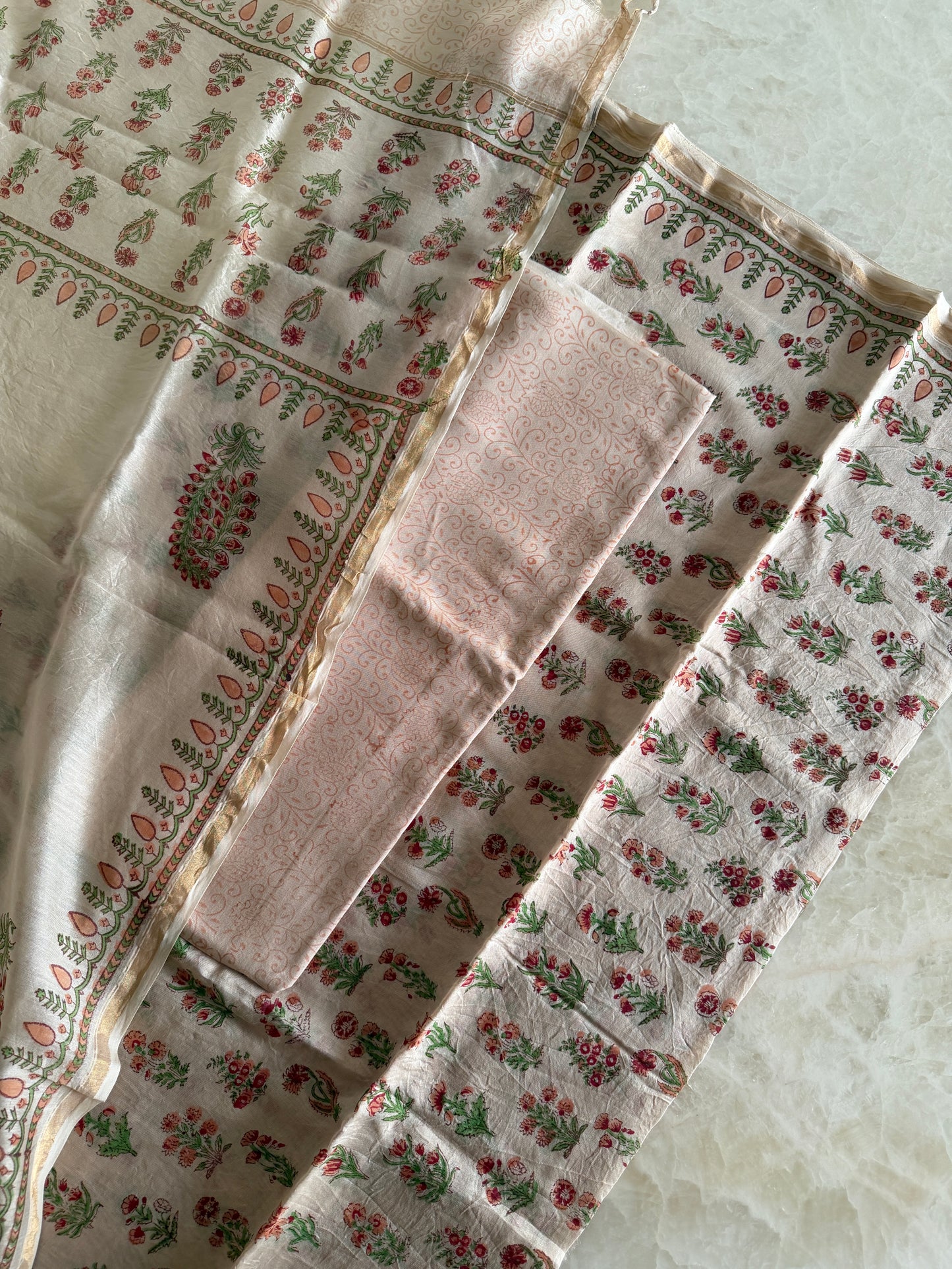 Premium Chanderi Silk Suit Set