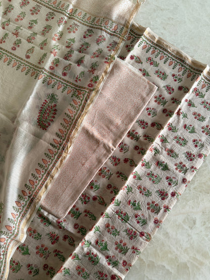 Premium Chanderi Silk Suit Set