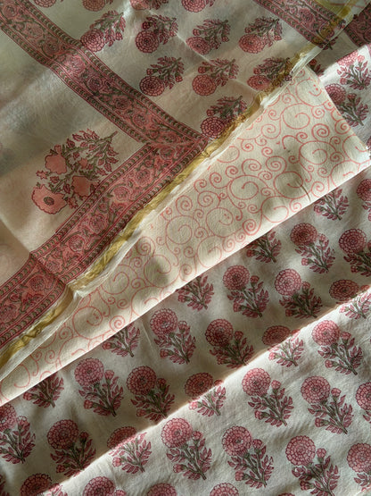 Premium Chanderi Silk Suit Set