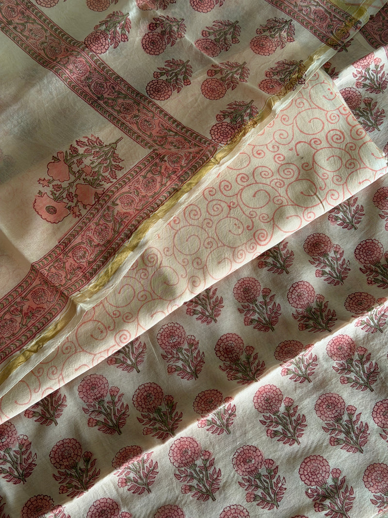Premium Chanderi Silk Suit Set